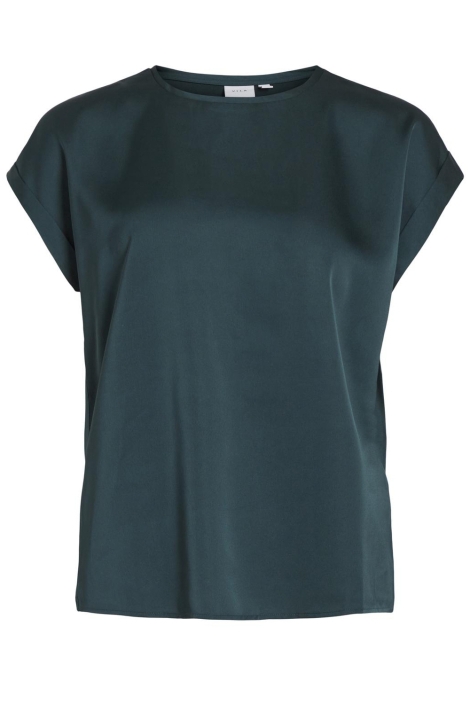 Vila viellette s/s satin top - noos